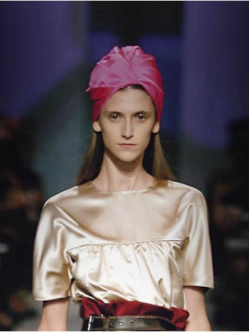 Prada Spring 2007 Cream Silk Blouse